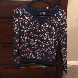 Floral sweater